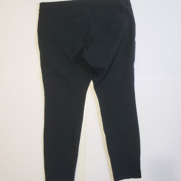 2 Pair Old Navy Pixie Mid-Rise Pants Womens Plus Sz 18 Office Career Wear Black - Picture 9 of 11